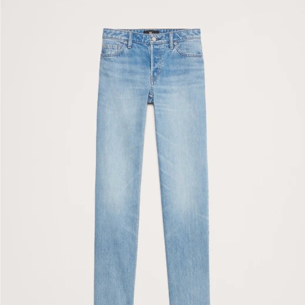 New Women’s Dark Blue Straight Legs Jeans, size 27 - Picture 6 of 9